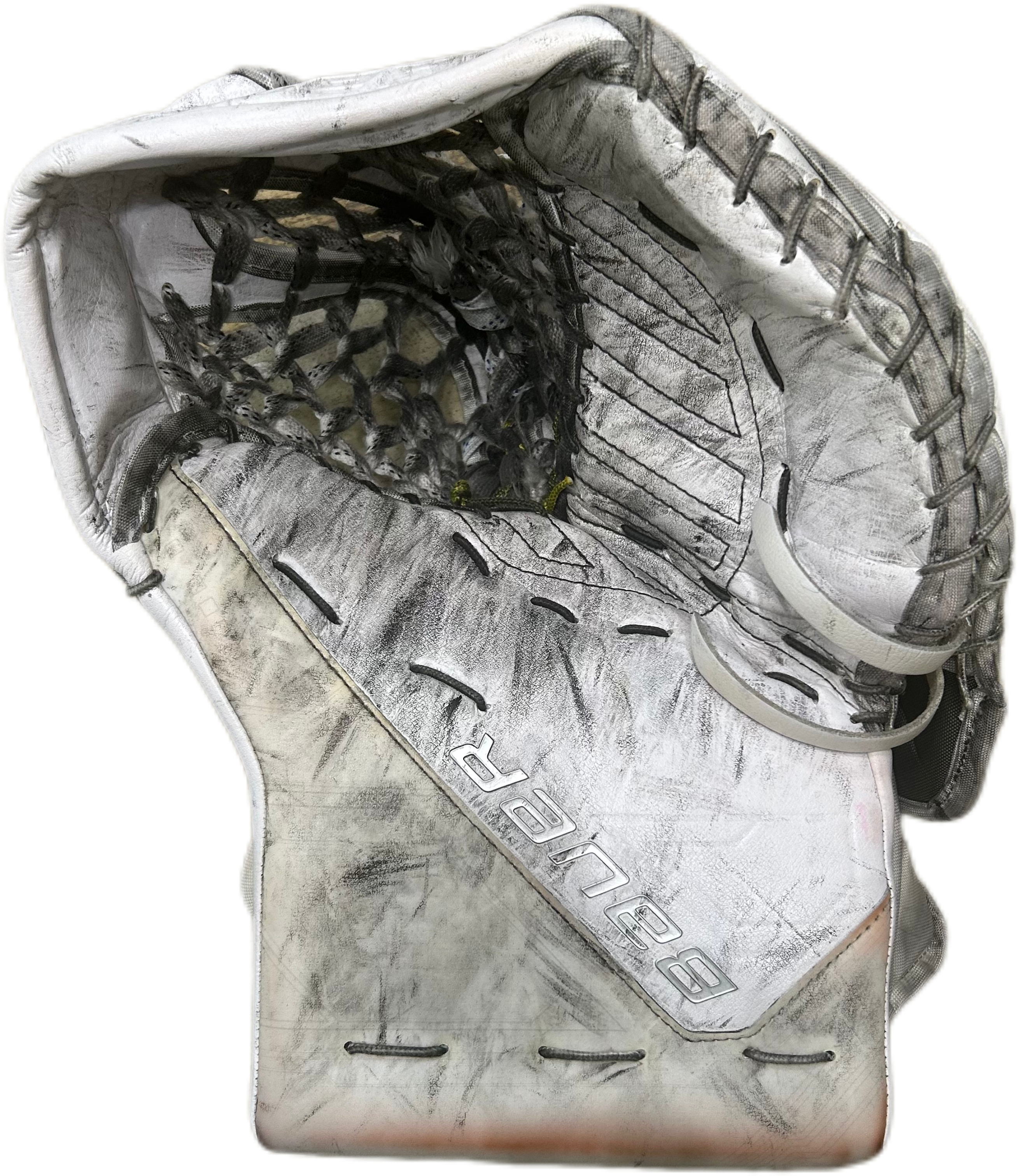Bauer Supreme Mach - Gant de gardien de but Pro Stock d'occasion (blanc) n° 3